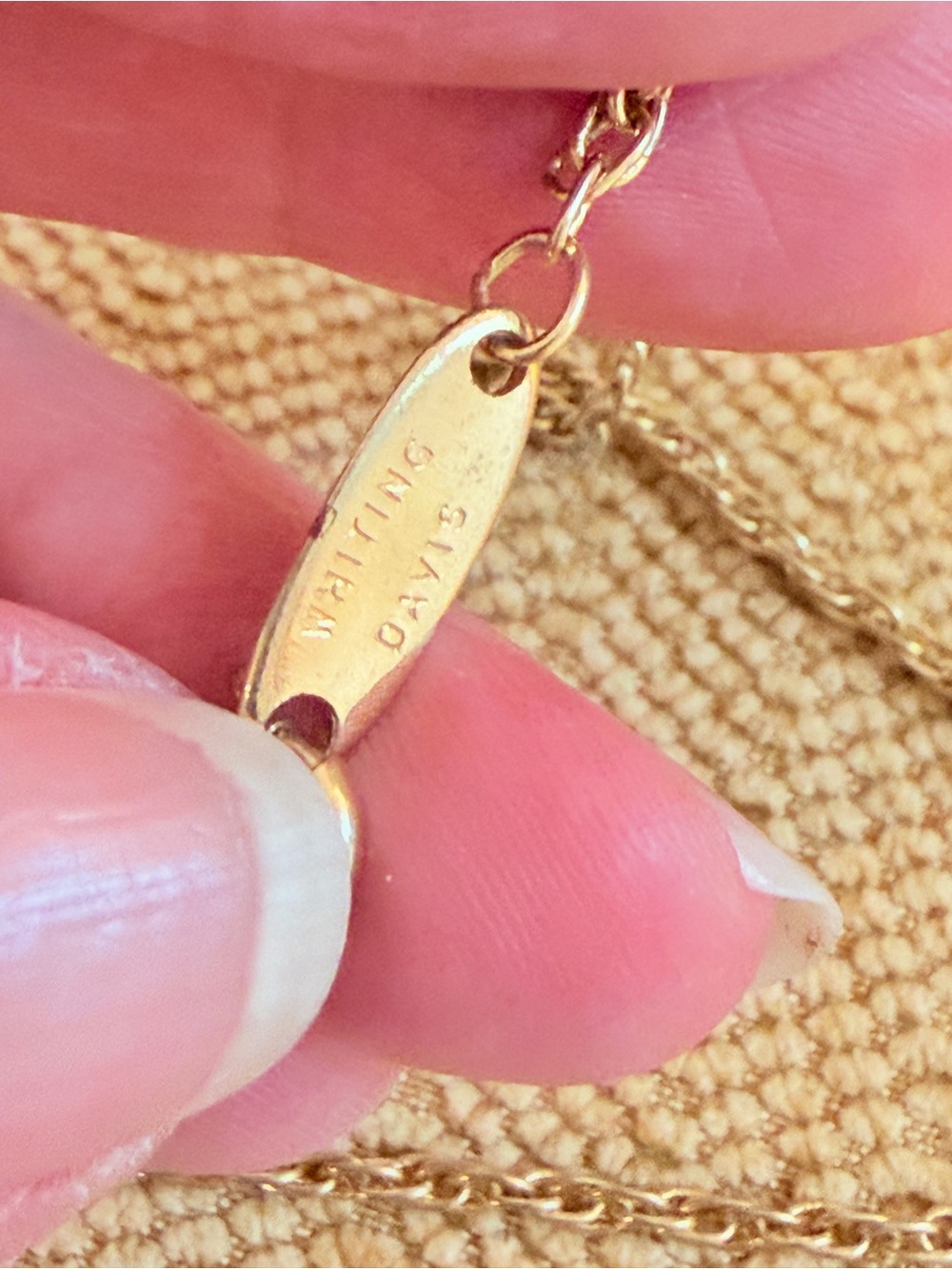 Whiting & Davis vintage necklace - Picture 3 of 6